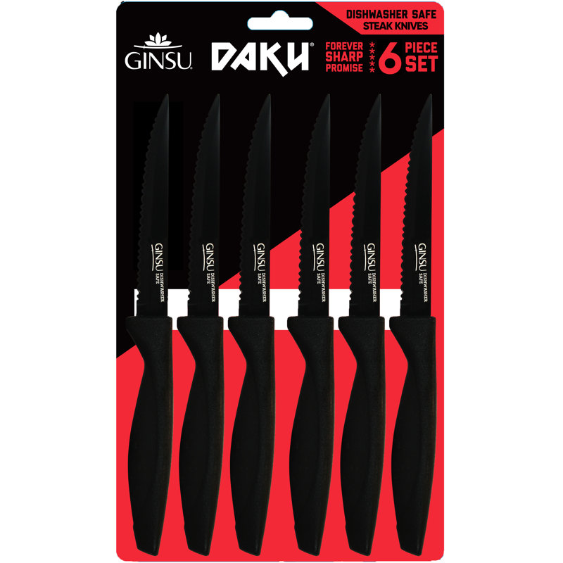 Ginsu 6 Piece Stainless Steel Steak Knife Set & Reviews Wayfair
